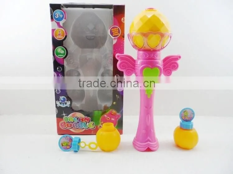 CB1801284 Kids Automatic Magic Bubble Wand Toy Music with Light 2 Bottles of Bubble Water