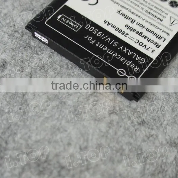 Backup battery for Samsung Galaxy S4 I9500 ,3.7V 2800mAh,18 months warranty