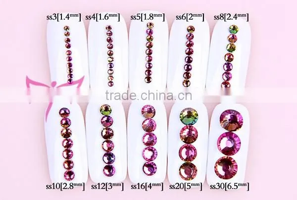 Fashion nail art decoration,nail art rhinestone like flame,fire