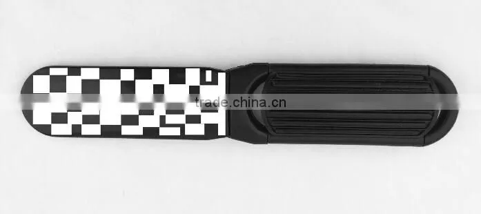 Multi Function Plastic Foldable Travel Hair Comb With Mirror