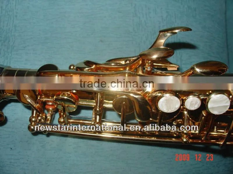 gold lacquer alto Saxophone imitating 82Z HSL-1002