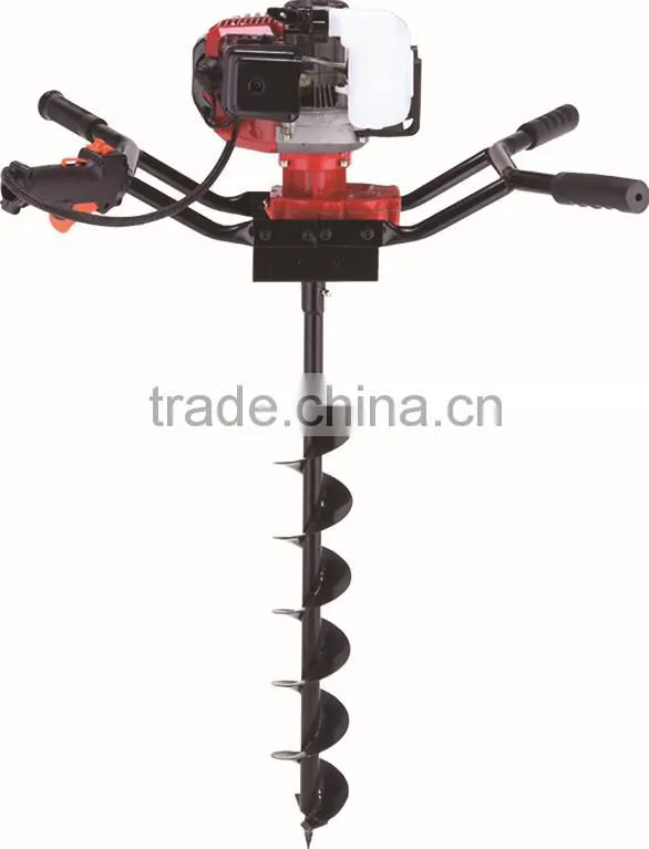 GD520 earth auger for two men 52cc earth drill with CE