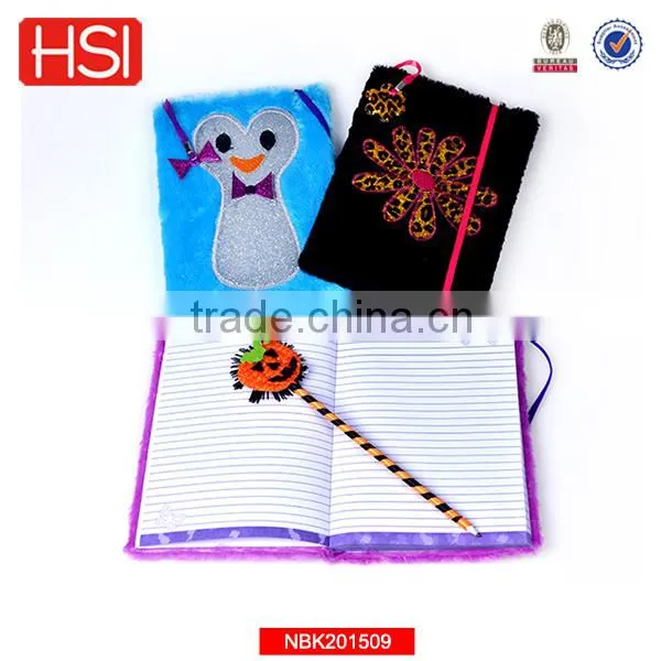 new products 2016 plush cover classmate notebook
