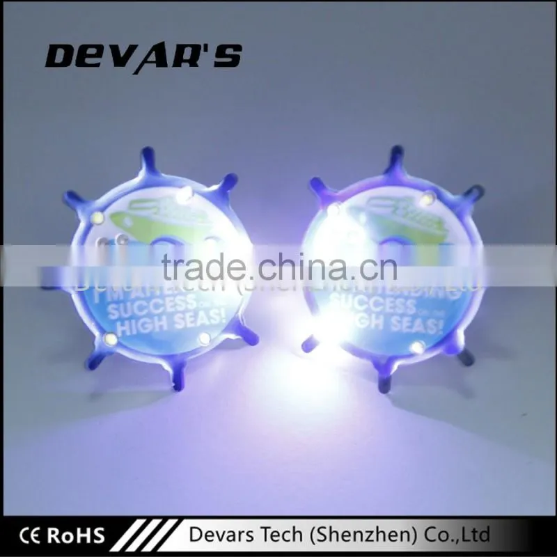 Wholesale custom flashing led light badges
