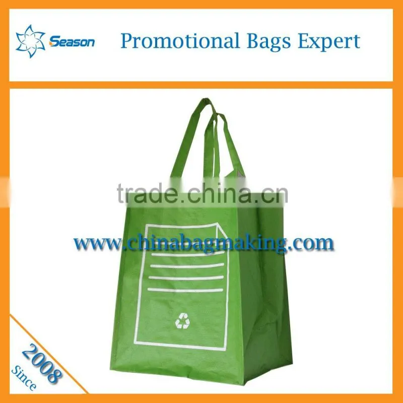 Standard size recycle non woven shopping bag bags manufacturer