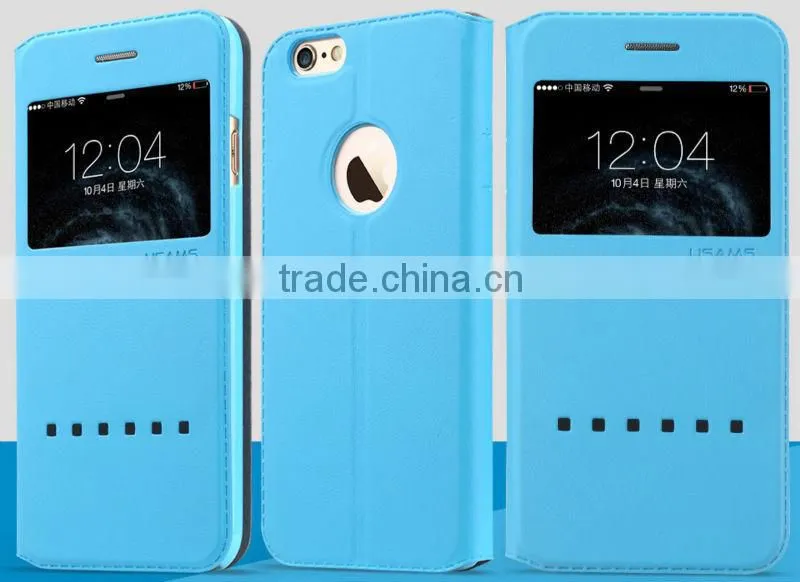 USAMS Slip flip smart covers cases for iphone6