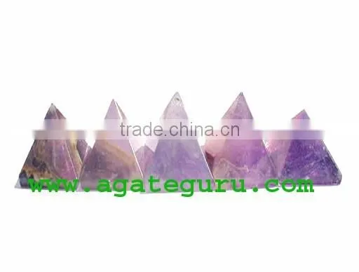 Clear Quartz healing Crystal Pyrimid : Wholesale Pyramids Khambhat Supplier