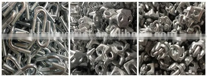 Supply U.S. type forged steel wire rope clip