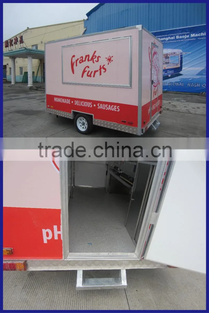European quality , Chinese Price car food truck mobile food vending mobile food van for sale