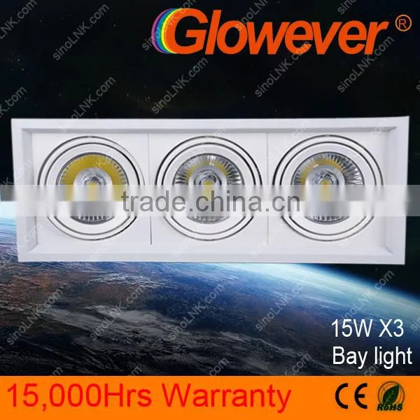 Glowever Hall lantern LED Bay light Double lamp SKD parts 15W*2 For the Africa Market