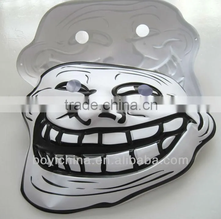 Best selling wholesale customized 2014 new product Halloween party cosplay PVC plastic mask