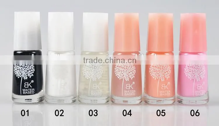 7ml 60color Water based peel off nail polish non-toxic easy use