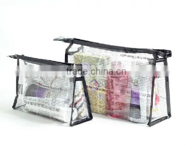 clear stand up pouch with zipper