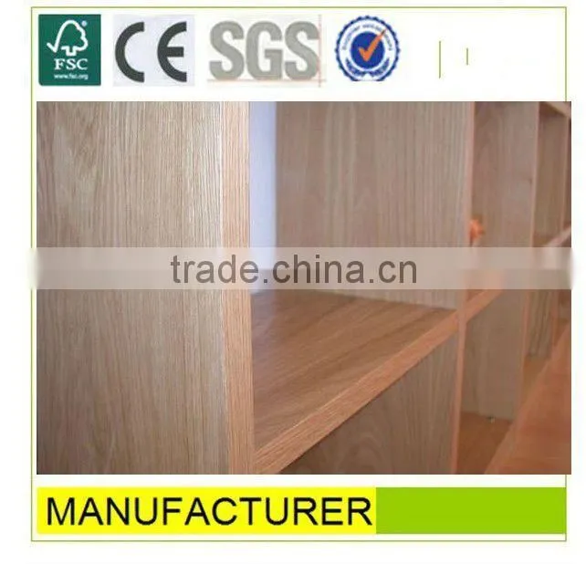 modern cheap white melamine MDF wood bookshelf