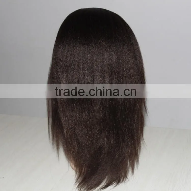 human hair full lace wig afro kinky human hair wig wholesale european kosher wig