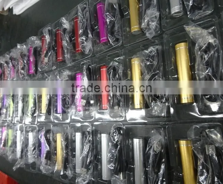2016 wholesale cylinder shape power bank,2600 mah power bank with LED light