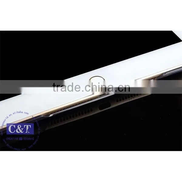 C&T Transparent Frosted Back Cover PU Leather Smart Case Cover for Apple iPad Pro 9.7 Inch