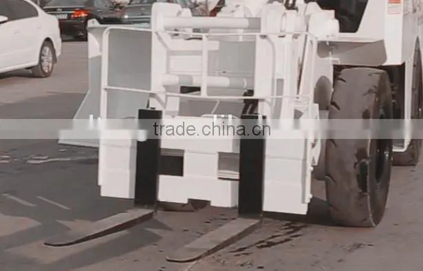 LTMA 2 ton underground forklift working in the underground tunnel
