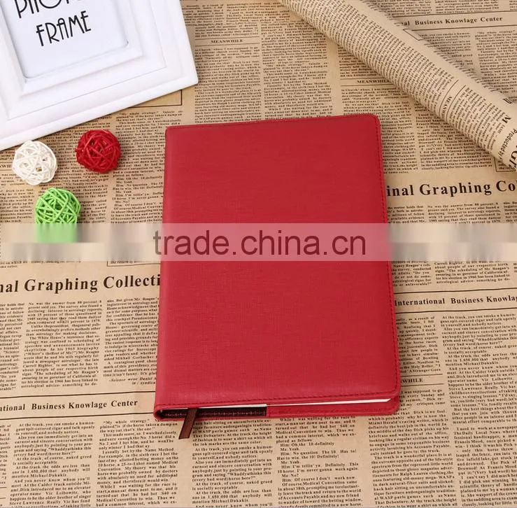 Factory Customized Leather Notebook Cover Faux Leather Notebook