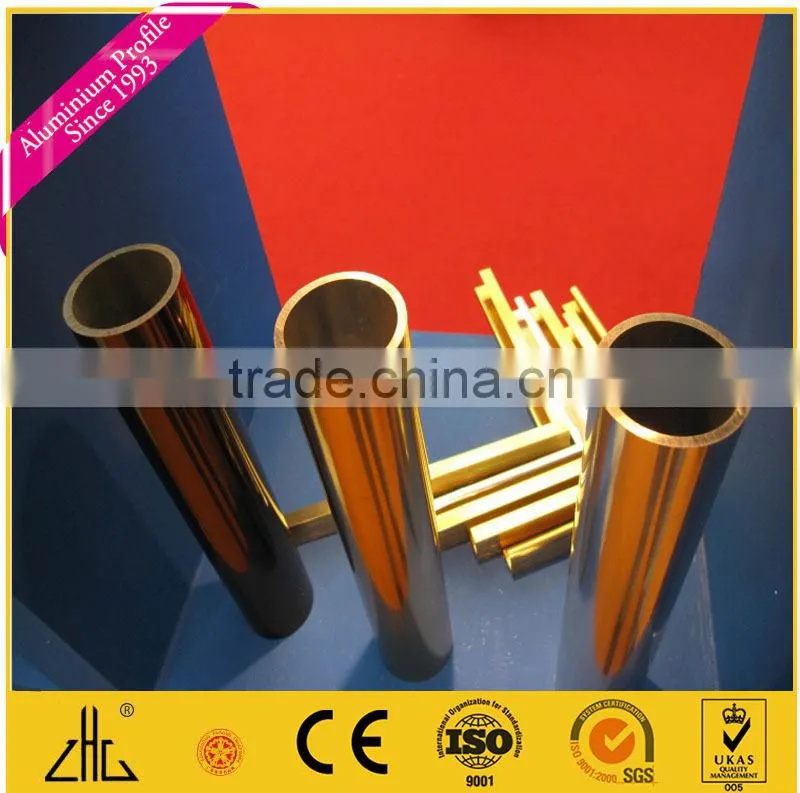 490 GS polished aluminum product, Thickness 3.5um polishing aluminum profile, Hot selling polishing aluminum profile as mirror