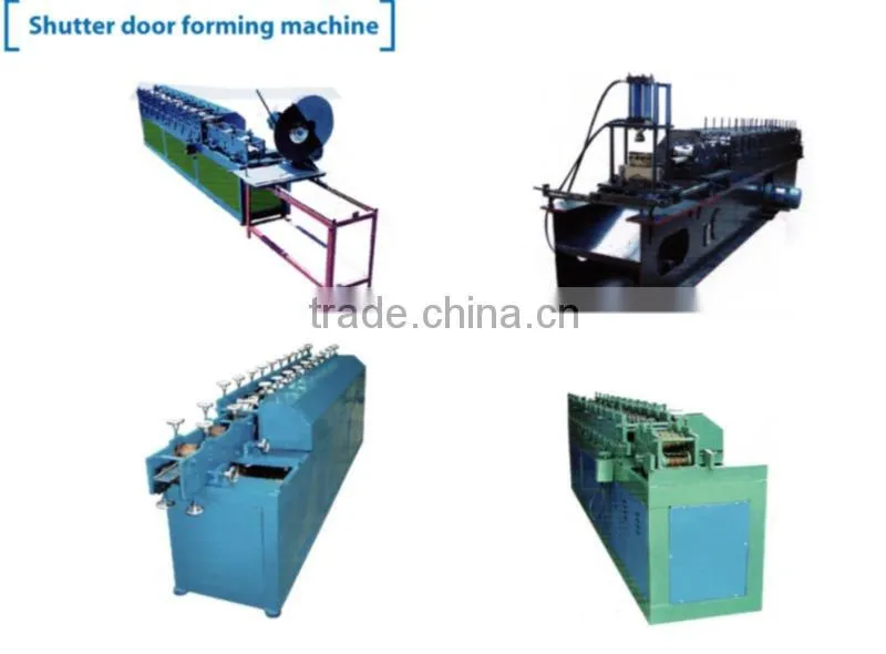 760 Roll-up Door Cold Roll Forming Machine for construction