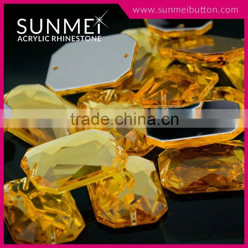 Decorative Plastic Crystals for Dress Decoration