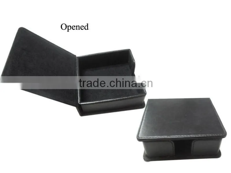 leather/PU business card box notepaper container notepad small paper box(SDB2286)
