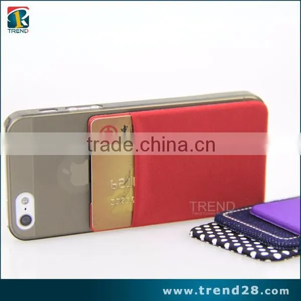 mobile phone accessory adhesive silicon smart wallet for cell phone