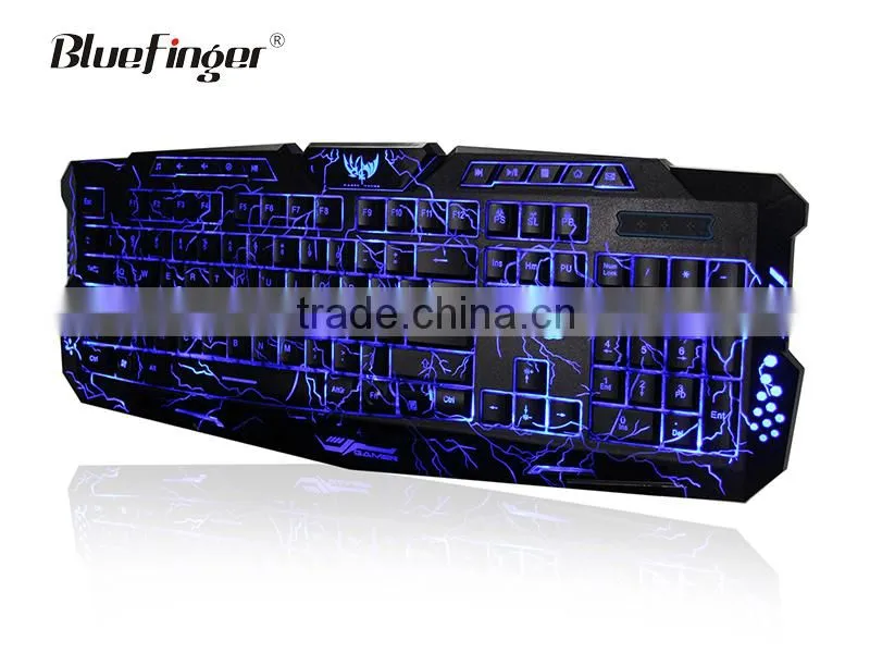 Shenzhen cool crack colored backlit computer keyboard manufacturing