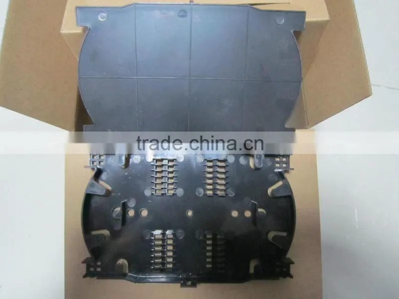 24 cores ABS plastic fiber optic splice tray,12 port fiber optic splice tray