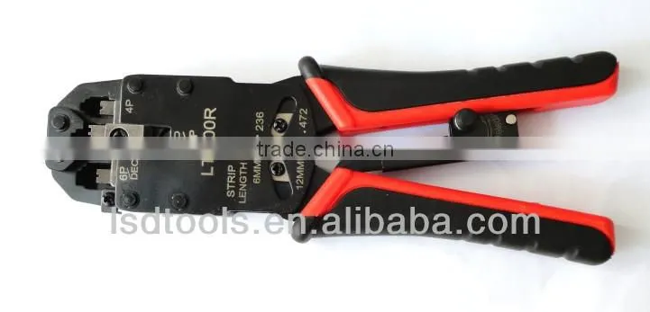 RJ10 RJ11 RJ12 modular plug crimping amp network tool for rj45 keystone jack network hand tools crimper LT-200R