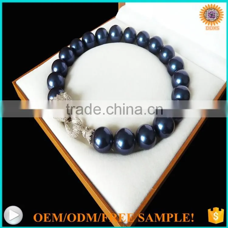 2016 fashion natural south sea shell pearl necklace luxury woman