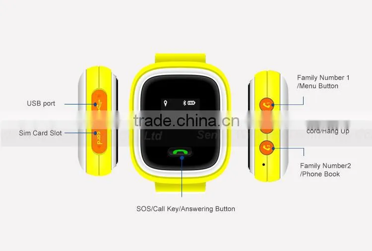 Wrist Watch Anti-lost Smart Locator GPS Tracker SOS GPS Watch for adult