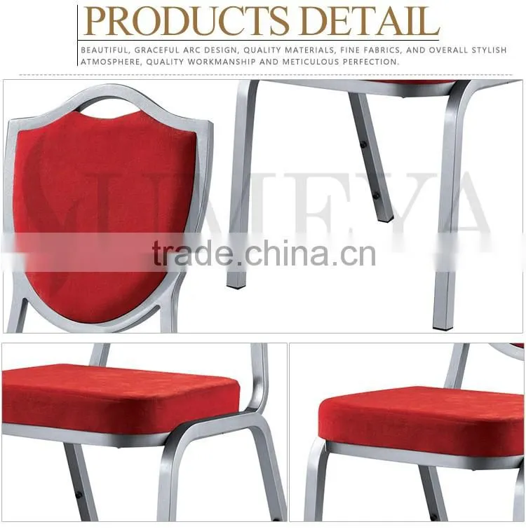 Wholesale hotel furniture aluminum stacking hotel banquet chairs for sale