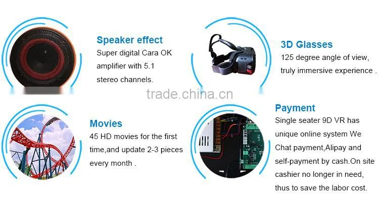 2015 Hot Sale Electric Motion Platform Low Cost Big Profit 9d Vr Egg Cinema