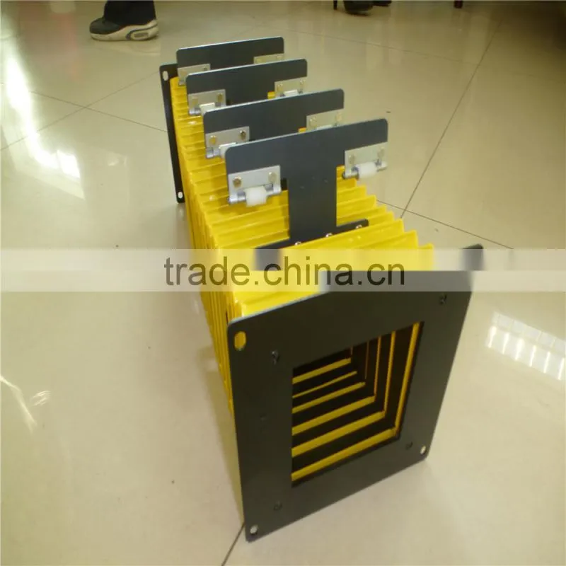 accordion cnc covers flexible nylon bellows cover waterproof fireproof anti-corrosion
