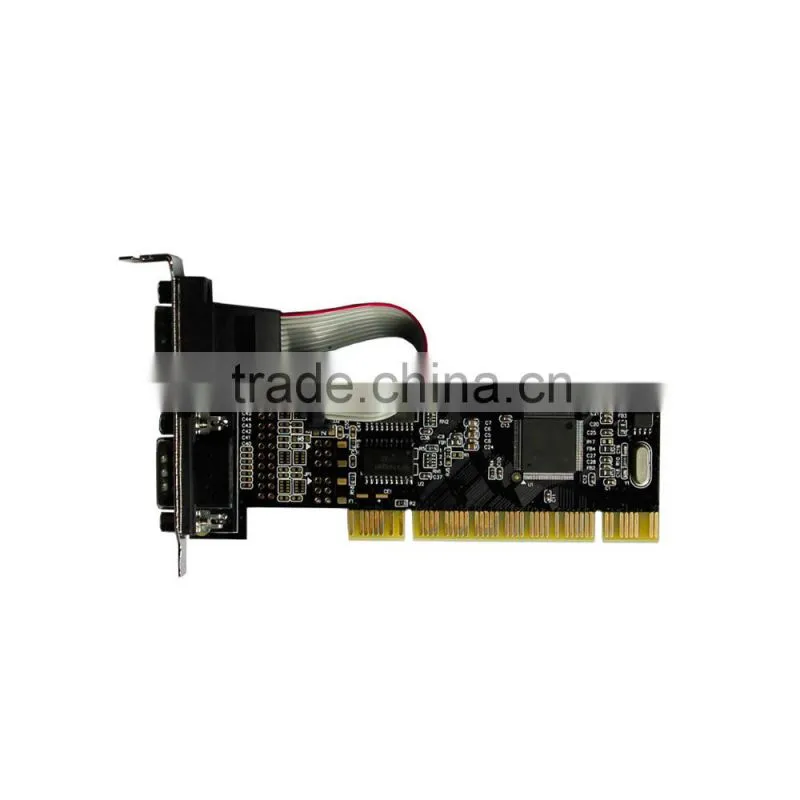 HighTek HK-1112B Low profit bracket 2 port RS232 serial card for win10