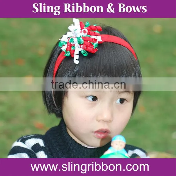 Factory Wholesale Cheap Korker Ribbon Headbands For Young Girls