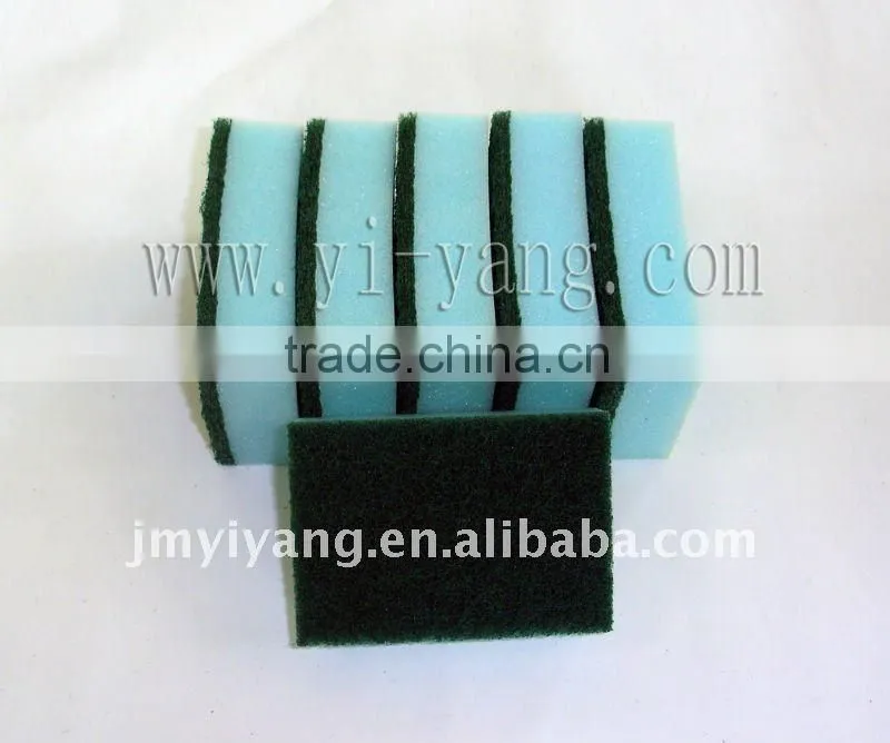 sponge scouring pad