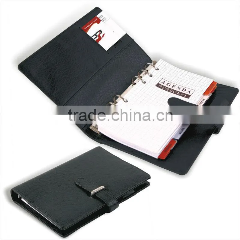 7'' With Pocket Leather Diary Agenda/Note book