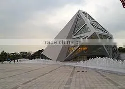 Wooden grain profile ceiling suspended aluminum ceiling