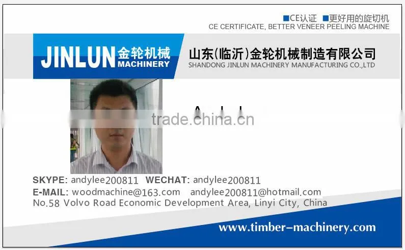 China JLM 4 feet spindle veneer peeling machine for face veneer