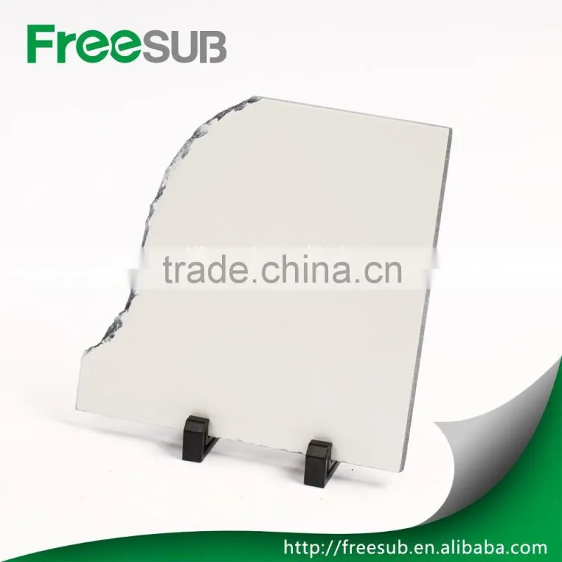 Customed wholesale 6" *6" *0.35 " blank square sublimation photo rock slate