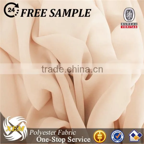 Cheap polyester chiffon fabric supply from stock