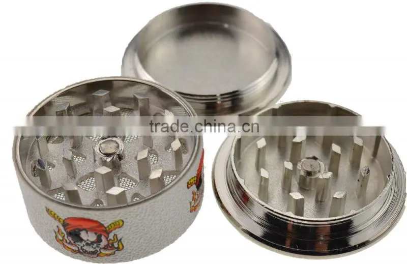 Space Alloy Tobacco Weed Grinder Herb Spice Pollen-Grinder Crusher Hand Crank 855-1