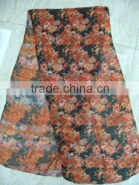 Latest Polyester Printed Stole/Scarf 2013