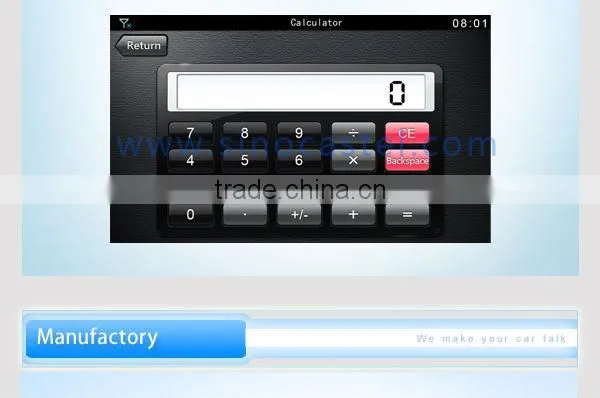 2 DIN GPS Naivgation System for Toyota models