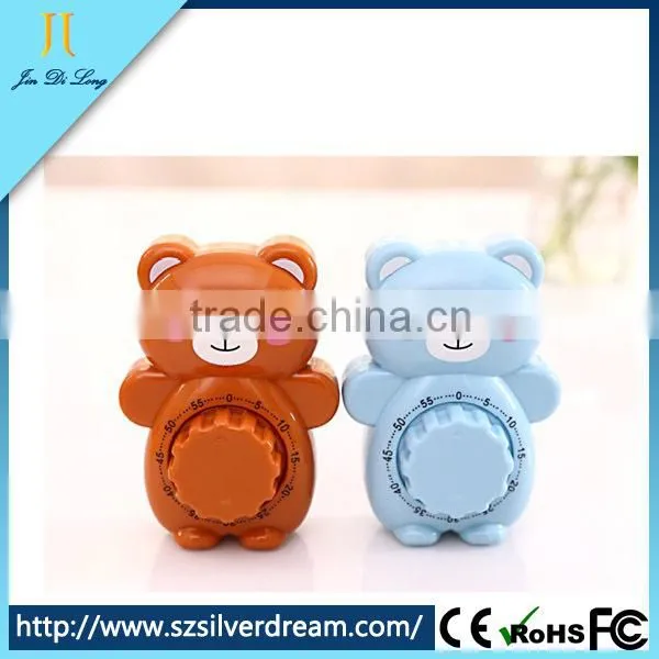Cartoon bear Plastic animal custom kitchen timer