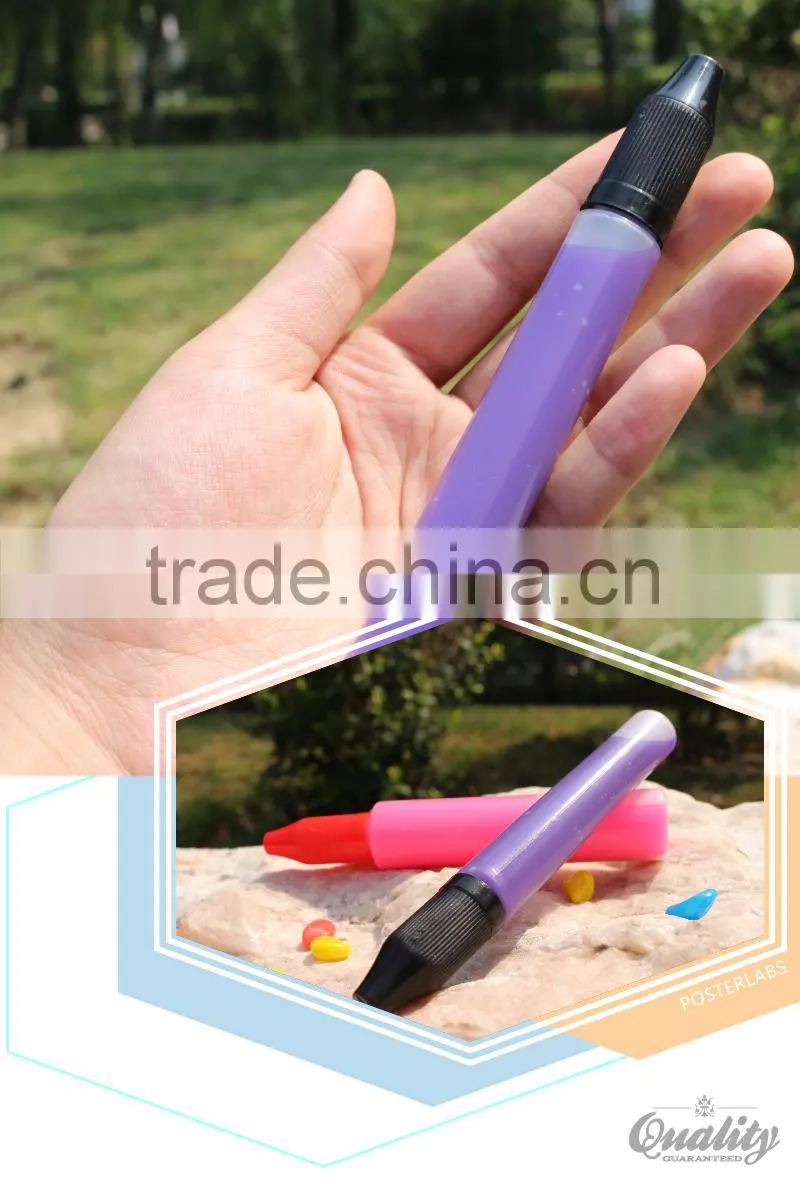 Flat shoulder refillable spray with printing flower cap lotion bottle GSB-0015R