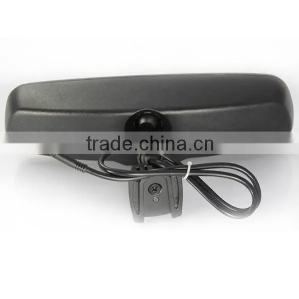 4.3 inch GPS & navigation rear view mirror monitor with compass & temperature auto dimming and backup camera display